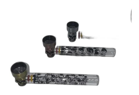 D&K Coloured Glass Hand Pipe