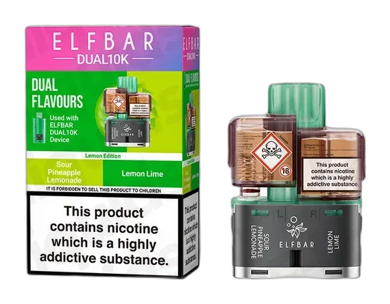 ELFBAR Dual 10K - Lemon Peach Passion Fruit