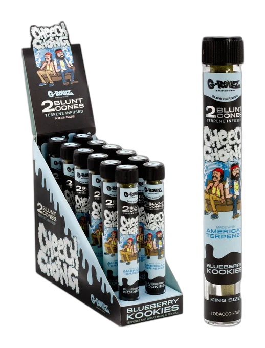 G-Rollz King Size 2 Blunt Cones - Blueberry Kookies