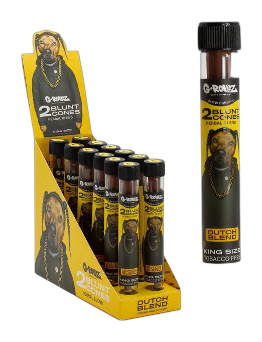 G-Rollz King Size 2 Blunt Cones - Dutch Blend