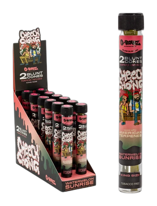 G-Rollz King Size 2 Blunt Cones - Watermelon Sunrise