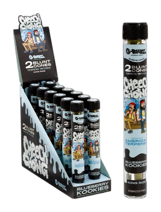 G-Rollz King Size 2 Blunt Cones Blueberry Blunt