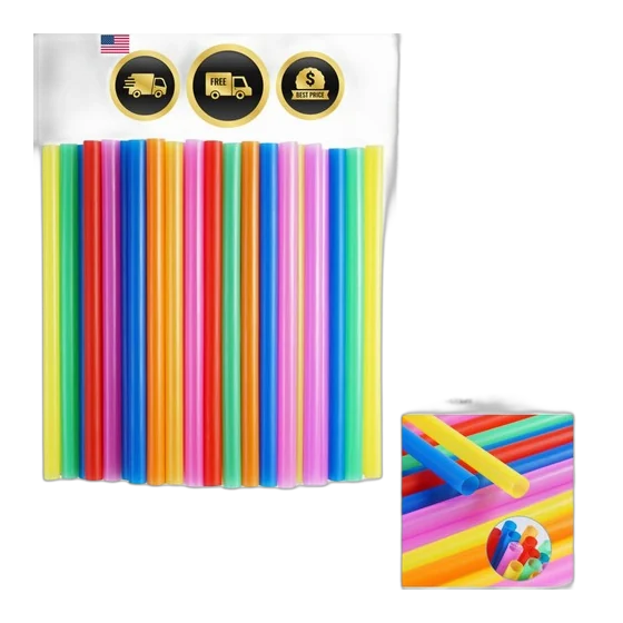 Jumbo Drinking Straws Assorted