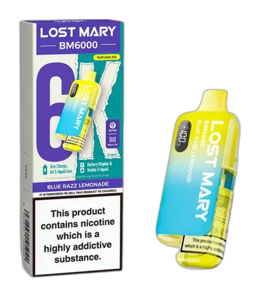Lost Mary BM6000 - Blue Razz Lemonade