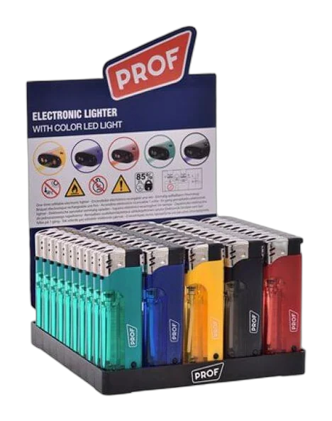 Prof Electronic Lighter 50 Pack