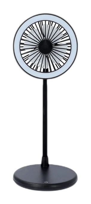 USB Portable Desk Fan with LED Light